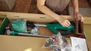 Триммер электрический BOSCH  AFS 23-37, распаковка