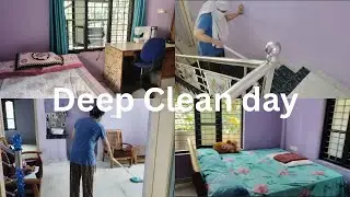 ഈ വർഷത്തെ അവസാനത്തെ deep cleaning 🌱. Home deep cleaning vlog 