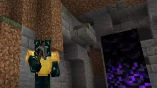 I found a ruined portal and got stacked #bome 