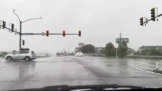 I-44EAST: HEAVY RAINSTORM IN ST LOUIS AREA.ASMR.