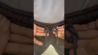 A Tip For Tying Trouser Strap Like a Belt! #diy #knot