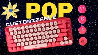 Logitech POP KEYS Wireless Mechanical Keyboard. Heartbreaker Rose. Quick UNBOXING and details. (4K)