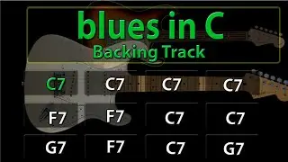 Blues in C - Backing track 90bpm