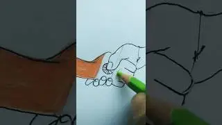 India vs Russia handshake drawing. #shorts #myverse