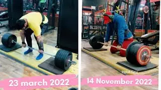 खुद का record तोड़ने में भी 8 माह लगे । #record #motivation #powerlifting #deadlift #youtube #viral