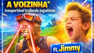 a insuport&aacute;vel &ldquo;VOIZINHA&rdquo; irritando jogadores (ft. JimmyRappit - Fortnite)