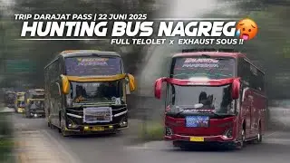 JACKPOT BUS ARTIS GAK YA🤔Selesai Telolet, Terbitlah Suos🥵Hunting Bus di Nagreg, Full Telolet 12 Not