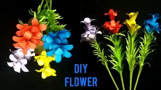 Paper Flower Origami & Easy Home Decorative Ideas || DIY Color Paper Dewali Flower Making Tutorial