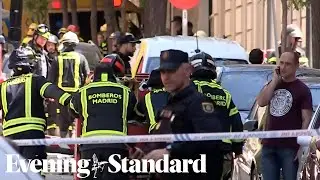 At least 17 injured as explosion rocks building in central Madrid