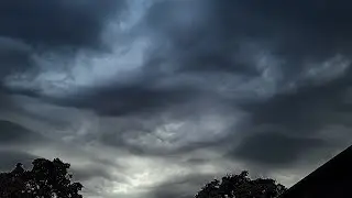 Surreal Storm at Sunrise.