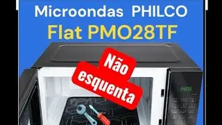 Microondas Philco flat PMO28TF (sem prato) N&atilde;o esquenta os alimentos..
