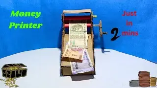 How To Make A Money Printer With Cardboard.Note Printing Machine Kaise Banaye #money #cardboardcraft