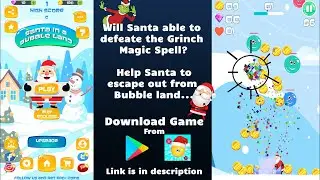 Santa Claus Game| Merry Christmas| Christmas eve party Game Bubble Revenge | New Bubble Game  2021