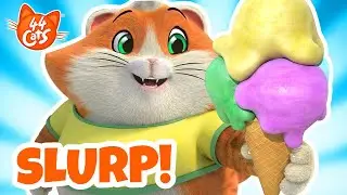 44 Cats | YUM! Ice Cream is So Good! 🍦 Pawsome & Yummy Compilation!