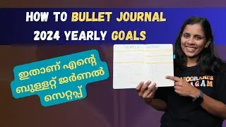 How to BULLET JOURNAL to Plan 2024 |Minimalistic Bullet Journal |Beginner-friendly Journal |മലയാളം