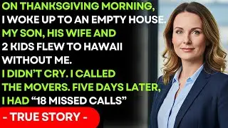 I Woke Up on Thanksgiving to an EMPTY House  My Son and His Wife Left for A Luxury Trip Without Me.