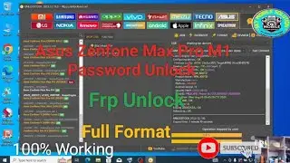 Asus Zenfone Max Pro M1 Pattern Pin Frp Unlock by Unlock Tool ll Asus M1 Frp Unlock by Unlock Tool