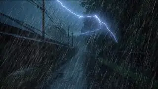 Fall Asleep Fast with Heavy Rain & Thunder | Sleep Instantly