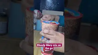 Bloody Mary drink mix on the go - prepared package cocktails #cocktailsbar #shorts