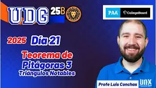 Curso Gratis 2025 - Clase 21 -Teorema de pitágoras 3 - Triángulos Notables
