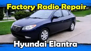 2008 Hyundai Elantra - Factory Radio / CD Player Repair