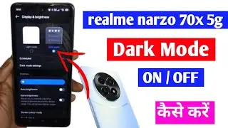 How to Enable Dark Mode in Realme Narzo 70x 5G 