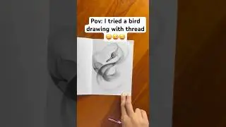 Realistic drawing technique  #beautiful #art #easy #sketch #shorts #viral #thread
