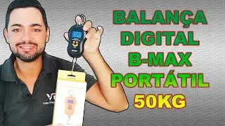Balan&ccedil;a Digital B Max Port&aacute;til 50 kg para Bagagem - Como funciona? Vale a Pena?