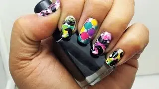 My kitty mani using BBF nail art stamping plate
