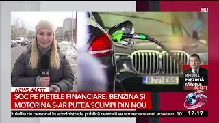 Șoc pe piețele financiare: Benzina și motorina s-ar putea scumpi din nou