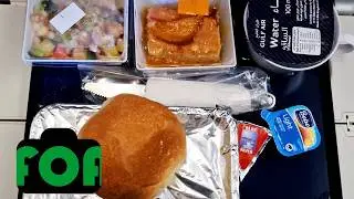 Food and drink on Gulf Air economy class, Dubai to London