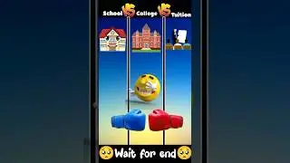 School Vs College Vs Tuition ❓/#shorts