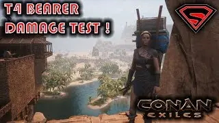 CONAN EXILES HOW POWERFUL ARE T4 NAMED BEARERS AS FIGHTERS - T4 NAMED BEARER DAMAGE TEST