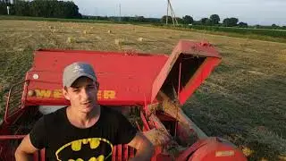 Так прессовать НЕЛЬЗЯ. Оторвали поршень. Пресс подборщик Welger AP 42 + Юмз 6