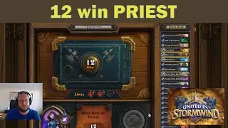 Hearthstone Duels 12 wins Priest Stormwind meta (casual)