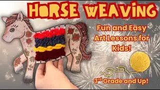 Year of the Horse Weaving | Fun Elementary Art Project Celebrating Lunar New Year