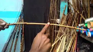 tips 1 menggunakan gagang joran unik bambu cendani