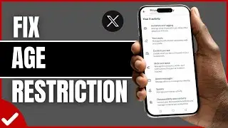 How To Turn Off Age Restrictions On X / Twitter