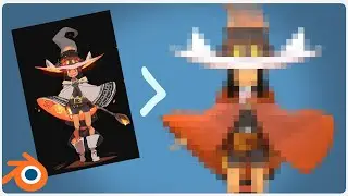 Modeling a stylized FIRE MAGE in BLENDER 3D