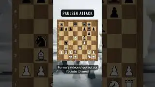 Blackburne's Bewildering Brilliance: A Paulsen Attack Masterclass 🤯♟️🏆 #chess #time2chess #shorts