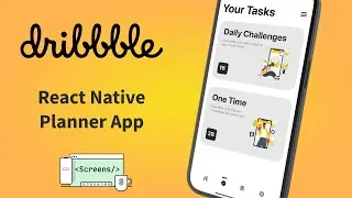 React Native UI: Building a Modern Planner App from Dribbble
