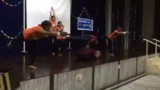 Yoga demo at JNI, Bangalore  on intl yoga day 15