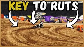 Why you struggle in Ruts in supercross | Houston Track breakdown in MxBikes!