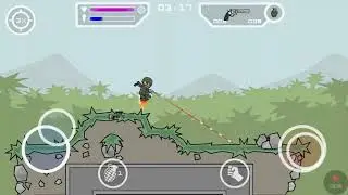 Gameplay of HACK MINI MILITIA(UNLIMITED HEALTH)!!!