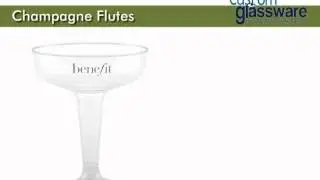 Custom Glassware - Champagne Flutes