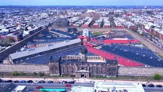 Eastern State Penitentiary 4k Drone Tour of The World's 1st Penitentiary