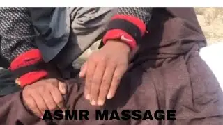 ASMR MASSAGE ll Thai leg simple press therapy malted pain ll relaxation massage ll#asmrmassage .