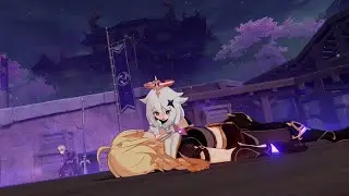 My fight with Raiden Shogun + Reaction to Thoma saving MC