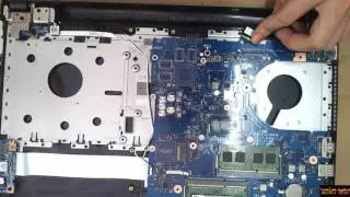 Разборка и чистка вентилятора ноутбука Dell Inspiron 5558 - Inspiron 15 серии 5000