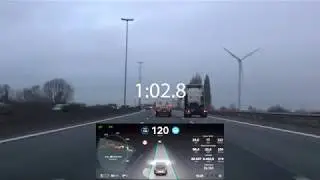 Tesla AP2 hold steering wheel interval test